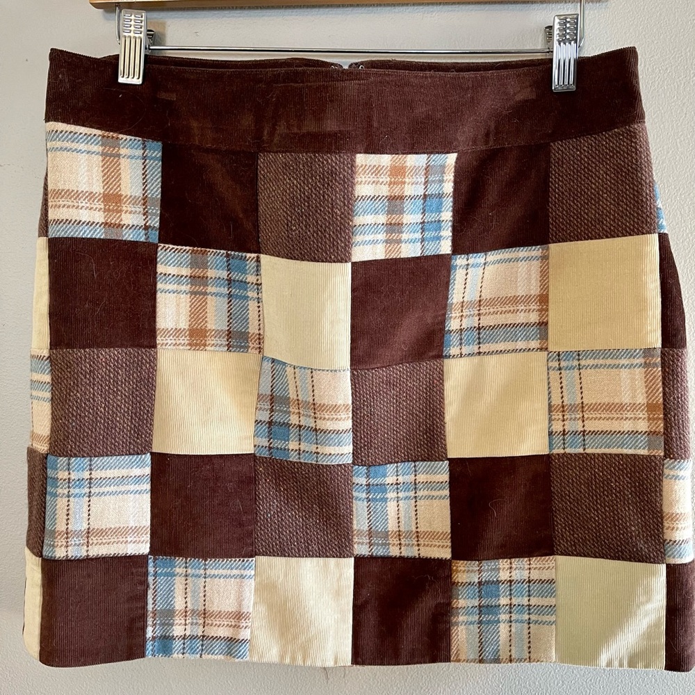 Vineyard Vines Patchwork Plaid Skirt